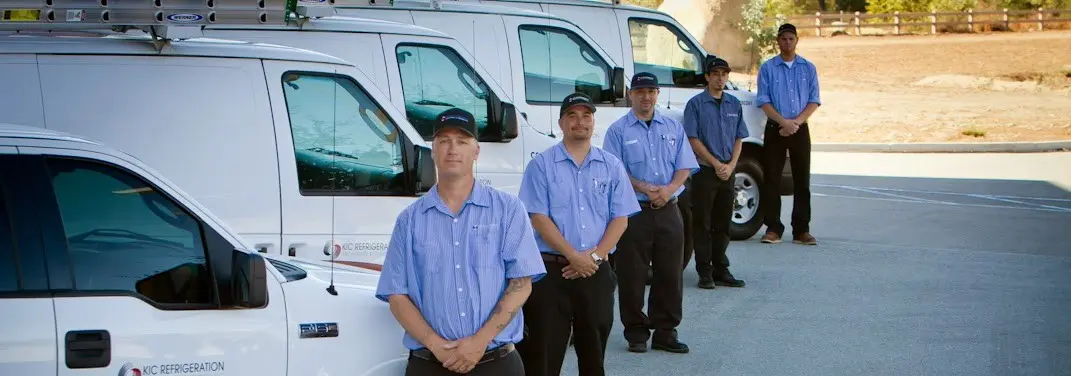 KIC Refrigeration crew ready for Mini Split Repair jobs across Tustin